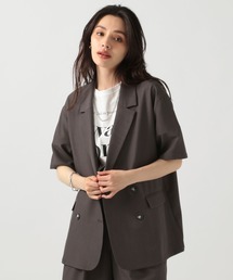 BAYFLOW | ハーフスリーブダブルジャケット(テーラードジャケット)