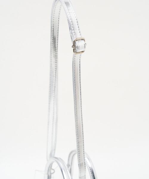 WEGO（ウィゴー）の「WEGO/巾着付きクリアショルダー（ショルダーバッグ・レディース・シルバー/ピンク/ホワイト系その他/ホワイト/ブラック・FREE）」の14枚目の写真