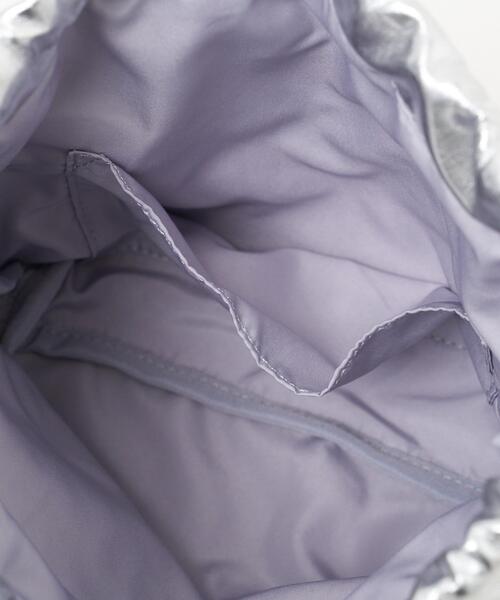 WEGO（ウィゴー）の「WEGO/巾着付きクリアショルダー（ショルダーバッグ・レディース・シルバー/ピンク/ホワイト系その他/ホワイト/ブラック・FREE）」の11枚目の写真