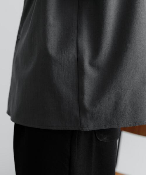 ITEMS URBANRESEARCH(アイテムズ アーバンリサーチ)の「ドライタッチ レギュラーカラー 半袖シャツ(シャツ/ブラウス・メンズ・ミント/ブルー/チャコールグレー/アイボリー・MEDIUM/LARGE)」の13枚目の写真