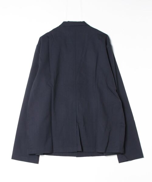 yoshiokubo（ヨシオクボ）の「yoshiokubo/ヨシオクボ/SUMMER WOOL HAORI JKT（テーラードジャケット・メンズ・ネイビー・3）」の2枚目の写真