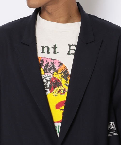 yoshiokubo（ヨシオクボ）の「yoshiokubo/ヨシオクボ/SUMMER WOOL HAORI JKT（テーラードジャケット・メンズ・ネイビー・3）」の8枚目の写真