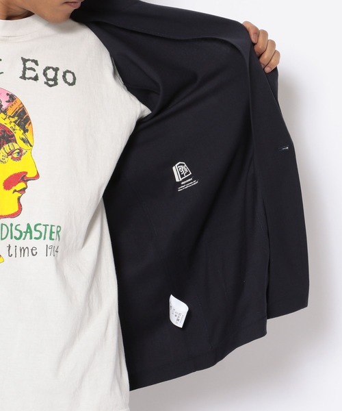 yoshiokubo（ヨシオクボ）の「yoshiokubo/ヨシオクボ/SUMMER WOOL HAORI JKT（テーラードジャケット・メンズ・ネイビー・3）」の12枚目の写真