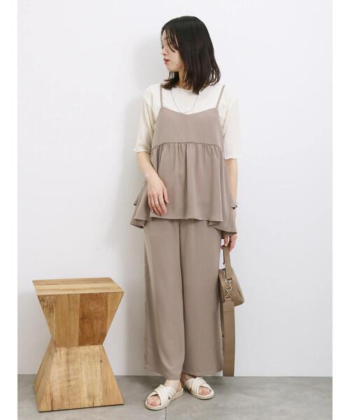 Samansa Mos2 blue（サマンサモスモスブルー）の「◎ジャカードフリンジプルオーバー（Tシャツ/カットソー・レディース・カーキ/ブラック/キナリ・F）」の17枚目の写真