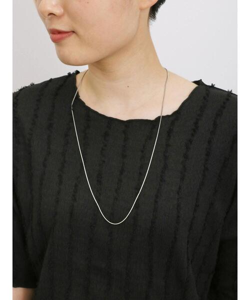 Samansa Mos2 blue（サマンサモスモスブルー）の「◎ジャカードフリンジプルオーバー（Tシャツ/カットソー・レディース・カーキ/ブラック/キナリ・F）」の5枚目の写真