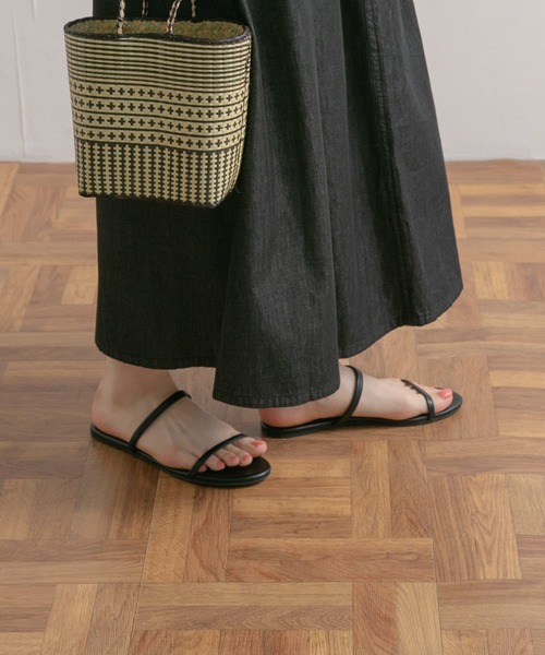 URBAN RESEARCH DOORS（アーバンリサーチドアーズ）の「ダブルストラップサンダル（サンダル・レディース・ブラック/ブラウン・38/36/37）」の15枚目の写真