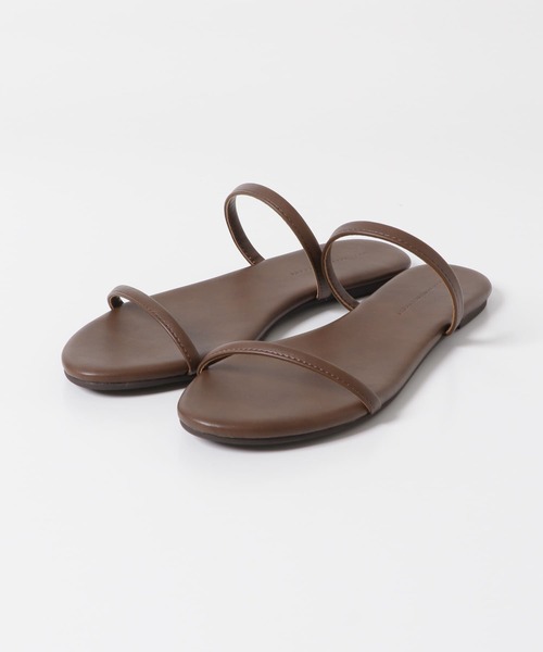 URBAN RESEARCH DOORS（アーバンリサーチドアーズ）の「ダブルストラップサンダル（サンダル・レディース・ブラック/ブラウン・38/36/37）」の9枚目の写真