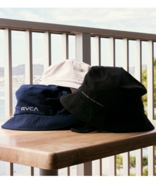 RVCA（ルーカ）の「RVCA メンズ BUCKET HAT ハット 【2024年夏モデル】/ルーカナイロンバケハ(バケットハット）（ハット・メンズ・グレー/ブラック/ネイビー・FREE）」の9枚目の写真