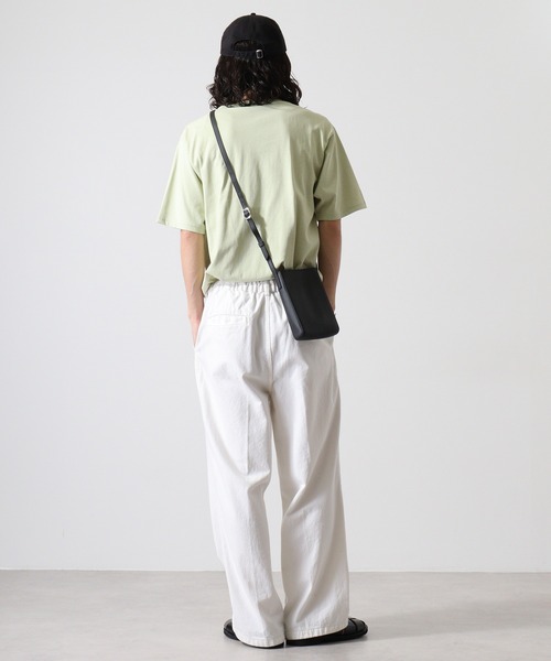 KRIFF MAYER（クリフメイヤー）の「Wet protection one point short sleeve pocket T-shirt / ウェットプロテクト ワンポイント半袖ポケットTシャツ unisex（Tシャツ/カットソー・メンズ・オフホワイト/ベージュ/オレンジ/ライトグリーン/チャコール/ラベンダー・L/XL/M）」の16枚目の写真