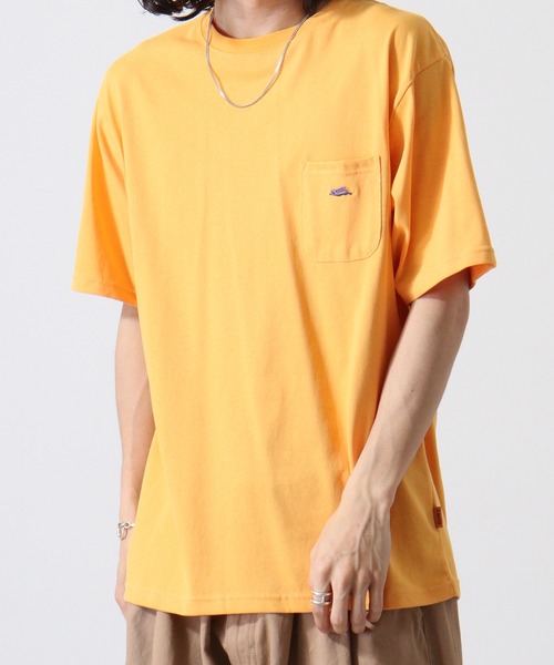 KRIFF MAYER（クリフメイヤー）の「Wet protection one point short sleeve pocket T-shirt / ウェットプロテクト ワンポイント半袖ポケットTシャツ unisex（Tシャツ/カットソー・メンズ・オフホワイト/ベージュ/オレンジ/ライトグリーン/チャコール/ラベンダー・L/XL/M）」の17枚目の写真