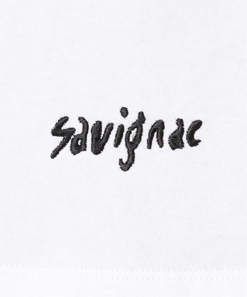 EDIFICE(エディフィス)の「《再入荷》SAVIGNAC (サビニャック) 別注 French Company プリント Tシャツ(Tシャツ/カットソー・メンズ・グリーン系その他/イエロー/アイボリー/ブラックミックス/グレー/オフホワイト/レッド/サックスブルー・X-LARGE/LARGE/MEDIUM)」の9枚目の写真