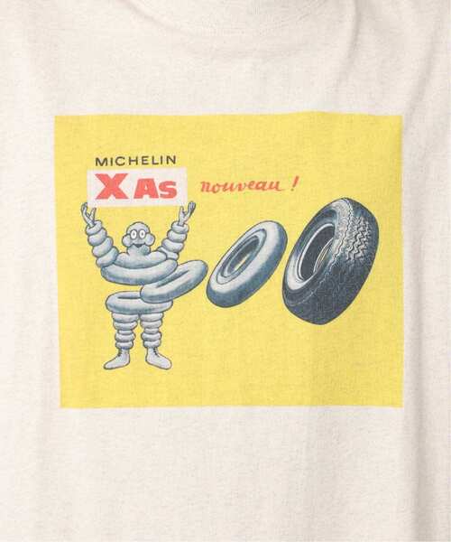 EDIFICE(エディフィス)の「《再入荷》SAVIGNAC (サビニャック) 別注 French Company プリント Tシャツ(Tシャツ/カットソー・メンズ・グリーン系その他/イエロー/アイボリー/ブラックミックス/グレー/オフホワイト/レッド/サックスブルー・X-LARGE/LARGE/MEDIUM)」の12枚目の写真