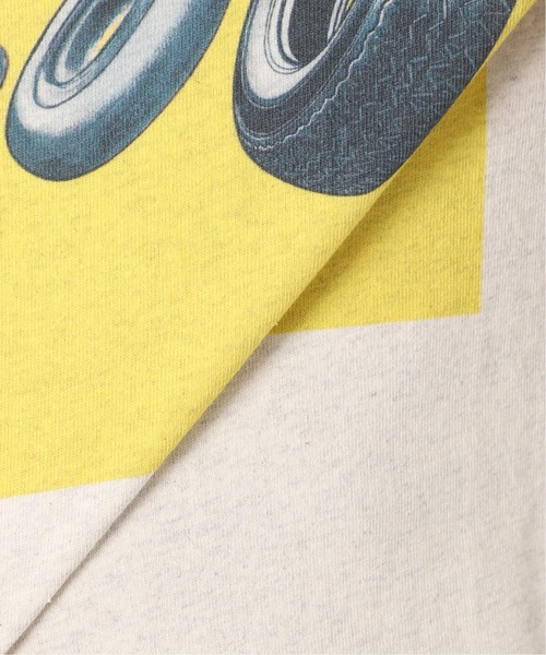 EDIFICE(エディフィス)の「《再入荷》SAVIGNAC (サビニャック) 別注 French Company プリント Tシャツ(Tシャツ/カットソー・メンズ・グリーン系その他/イエロー/アイボリー/ブラックミックス/グレー/オフホワイト/レッド/サックスブルー・X-LARGE/LARGE/MEDIUM)」の14枚目の写真