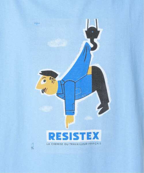 EDIFICE(エディフィス)の「《再入荷》SAVIGNAC (サビニャック) 別注 French Company プリント Tシャツ(Tシャツ/カットソー・メンズ・グリーン系その他/イエロー/アイボリー/ブラックミックス/グレー/オフホワイト/レッド/サックスブルー・X-LARGE/LARGE/MEDIUM)」の16枚目の写真