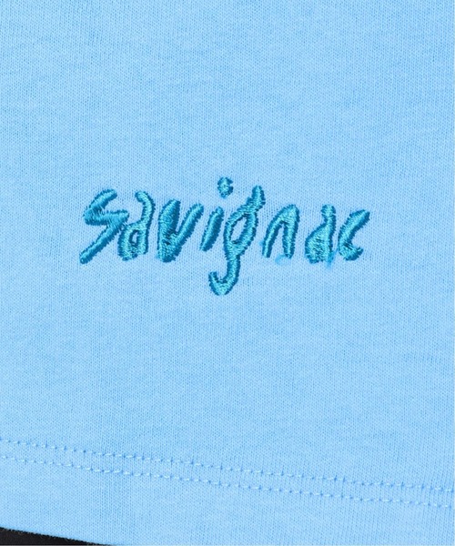 EDIFICE(エディフィス)の「《再入荷》SAVIGNAC (サビニャック) 別注 French Company プリント Tシャツ(Tシャツ/カットソー・メンズ・グリーン系その他/イエロー/アイボリー/ブラックミックス/グレー/オフホワイト/レッド/サックスブルー・X-LARGE/LARGE/MEDIUM)」の17枚目の写真