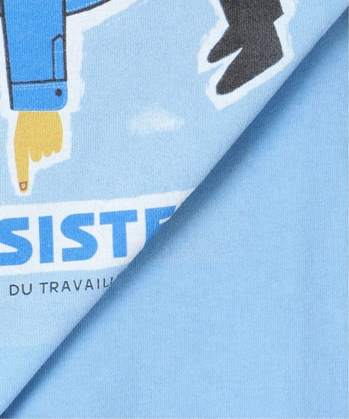 EDIFICE(エディフィス)の「《再入荷》SAVIGNAC (サビニャック) 別注 French Company プリント Tシャツ(Tシャツ/カットソー・メンズ・グリーン系その他/イエロー/アイボリー/ブラックミックス/グレー/オフホワイト/レッド/サックスブルー・X-LARGE/LARGE/MEDIUM)」の18枚目の写真