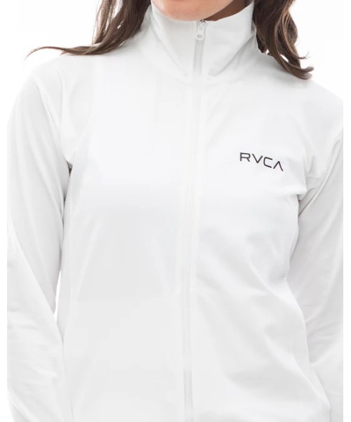 【セール】RVCA レディース 【SURF TEE】 SURF VA LS ZIP UP ラッシュガード 【2024年夏モデル】/ルーカ長袖スタンドカラージップアップ水着（ラッシュガード）｜RVCA（ルーカ）