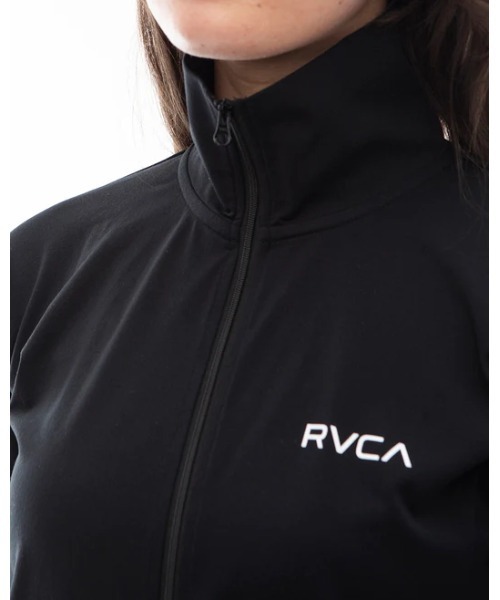 【セール】RVCA レディース 【SURF TEE】 SURF VA LS ZIP UP ラッシュガード 【2024年夏モデル】/ルーカ長袖スタンドカラージップアップ水着（ラッシュガード）｜RVCA（ルーカ）
