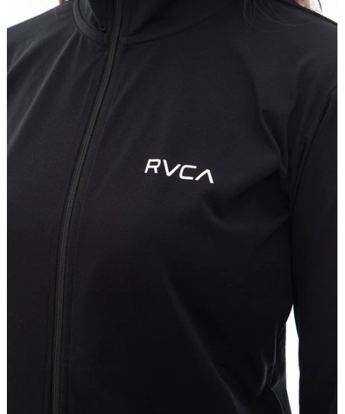 【セール】RVCA レディース 【SURF TEE】 SURF VA LS ZIP UP ラッシュガード 【2024年夏モデル】/ルーカ長袖スタンドカラージップアップ水着（ラッシュガード）｜RVCA（ルーカ）