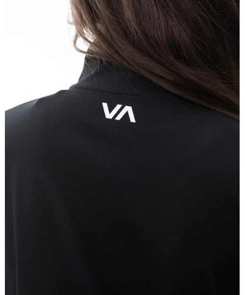 【セール】RVCA レディース 【SURF TEE】 SURF VA LS ZIP UP ラッシュガード 【2024年夏モデル】/ルーカ長袖スタンドカラージップアップ水着（ラッシュガード）｜RVCA（ルーカ）