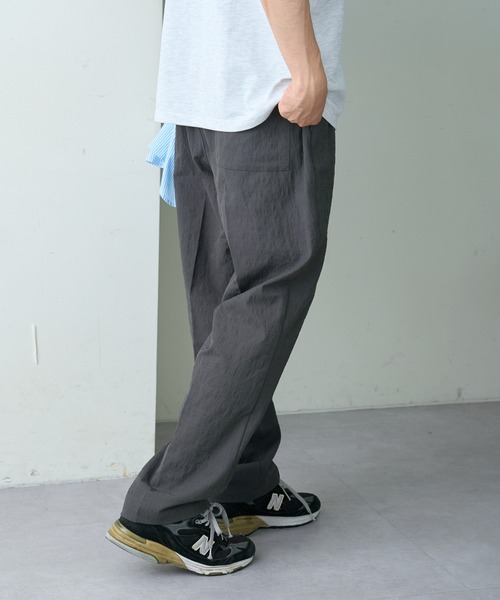 CIAOPANIC TYPY(チャオパニックティピー)の「テックリネンイージーパンツ(セットアップ対応)(その他パンツ・メンズ・チャコールグレー/サンドベージュ・LARGE/MEDIUM)」の18枚目の写真