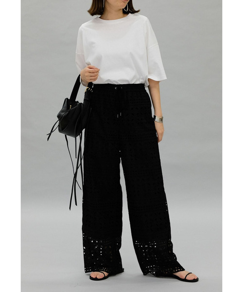 ※最終お値下げ【新品タグ付き】プルミエアロンディスモン　レースパンツ38 1er Arrondissement（プルミエアロンディスモン）の「エンブロイダリー