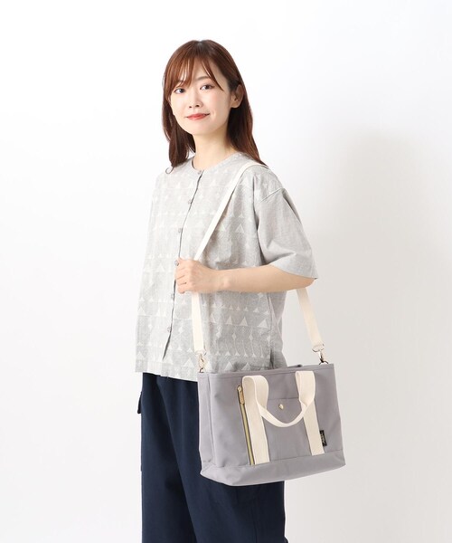one'sterrace(ワンズテラス)の「【A4可】JOUET ジョエット スッキリ収納仕切りトート(トートバッグ・レディース・グレー系その他7・99)」の4枚目の写真