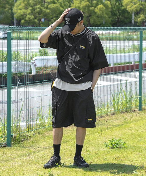 kutir（クティール）の「ピスナイロンカーゴハーフパンツ（カーゴパンツ・メンズ・ライトカーキ/ネイビー/ブラック・SMALL/MEDIUM/LARGE）」の19枚目の写真