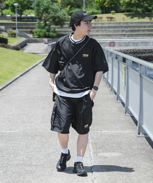 kutir（クティール）の「ピスナイロンカーゴハーフパンツ（カーゴパンツ・メンズ・ライトカーキ/ネイビー/ブラック・SMALL/MEDIUM/LARGE）」の11枚目の写真
