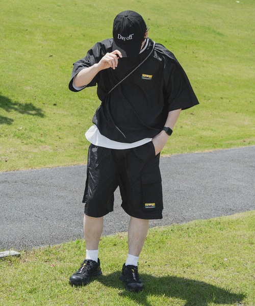 kutir（クティール）の「ピスナイロンカーゴハーフパンツ（カーゴパンツ・メンズ・ライトカーキ/ネイビー/ブラック・SMALL/MEDIUM/LARGE）」の15枚目の写真