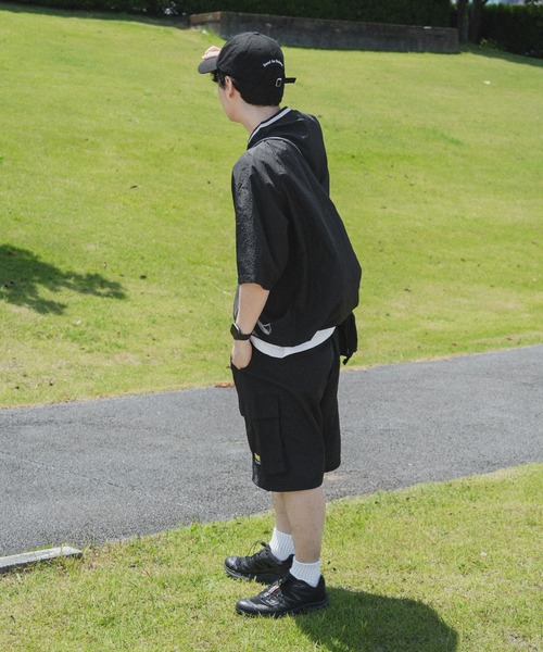 kutir（クティール）の「ピスナイロンカーゴハーフパンツ（カーゴパンツ・メンズ・ライトカーキ/ネイビー/ブラック・SMALL/MEDIUM/LARGE）」の16枚目の写真
