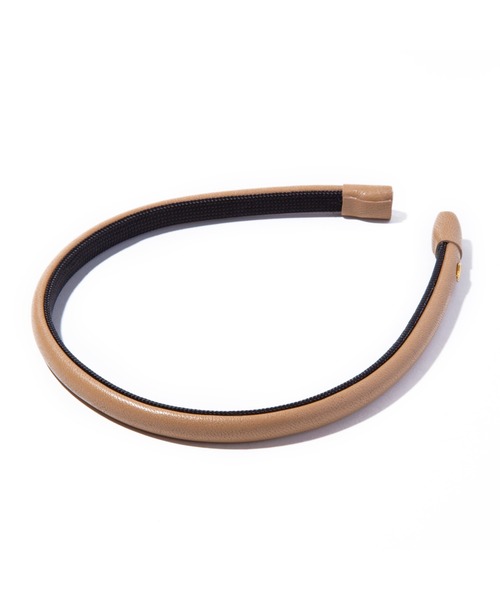 IRIS47（イリスフォーセブン）の「【IRIS 47】nocturne head band　ノクターン　ヘッドバンド（カチューシャ・レディース・ブラック/ブラウン/ライトブラウン/ベージュ・FREE）」の8枚目の写真