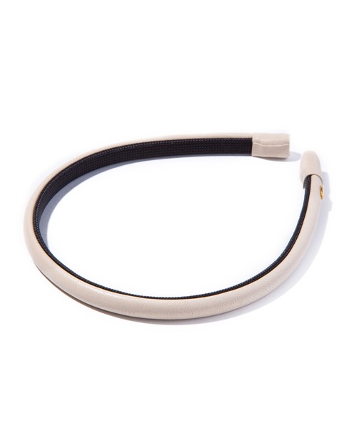 IRIS47（イリスフォーセブン）の「【IRIS 47】nocturne head band　ノクターン　ヘッドバンド（カチューシャ・レディース・ブラック/ブラウン/ライトブラウン/ベージュ・FREE）」の7枚目の写真