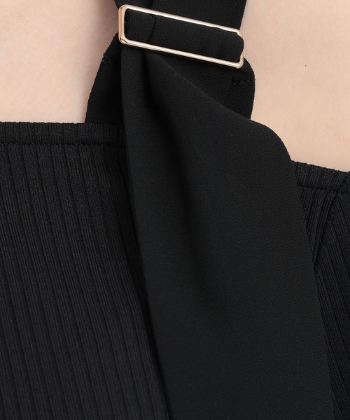 Andemiu（アンデミュウ）の「スカーフツキリブカット134912（Tシャツ/カットソー・レディース・チャコールグレー/アイボリー/ブラック/ベージュ・FREE）」の18枚目の写真