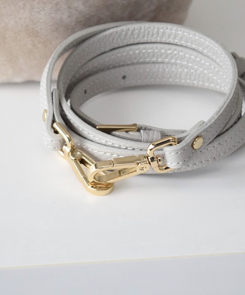 RIPANI（リパーニ）の「【RIPANI】ムートンコンビハンドバッグ(Q46531)（ハンドバッグ・レディース・ブラック/グレー・ALL）」の15枚目の写真