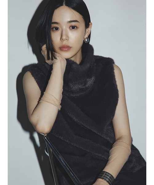 【セール】ＦＵＲＦＲＥＥミンク調ベスト（ベスト）｜MIESROHE（ミースロエ）