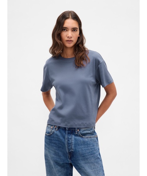 セール】スーピマ(R) コットンリラックスtシャツ（半袖）（Tシャツ