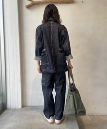 ジャケット・アウター snowpeak/Recycled Cotton Denim Jacket Recycled Cotton Denim Jacket S Black(JK-24AU20202BK