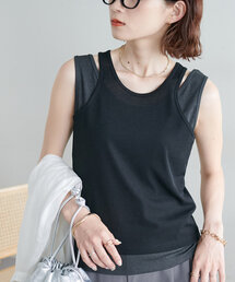 DISCOAT | 【新色追加/WEB限定】レイヤードタンクトップ(タンクトップ)