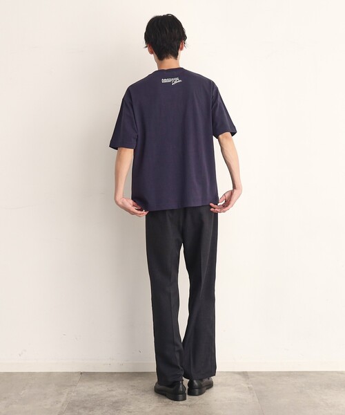 装飾されたコットンTシャツ セール】オーガニックコットンFrenchフォトTシャツ（Tシャツ
