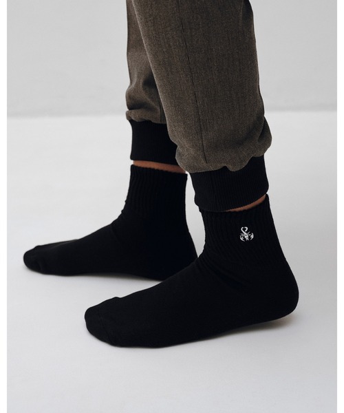 SOPHNET.（ソフネット）の「DAILY SHORT SOCKS（ソックス/靴下・メンズ・ブラック/ホワイト/グレー・LARGE/MEDIUM）」の4枚目の写真