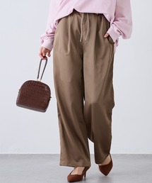 LAVEANGE | サテンイージーワイドパンツ(その他パンツ)