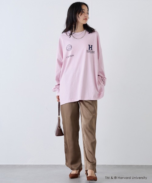 LAVEANGE（ラビアンジェ）の「サテンイージーワイドパンツ（その他パンツ・レディース・ブラウン/ブラック・M/4L/3L/LL/L）」の18枚目の写真