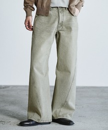 WYM LIDNM(�E�B�� �o�C ���h��)��VINTAGE WASHED CURVED DENIM(�f�j���p���c)