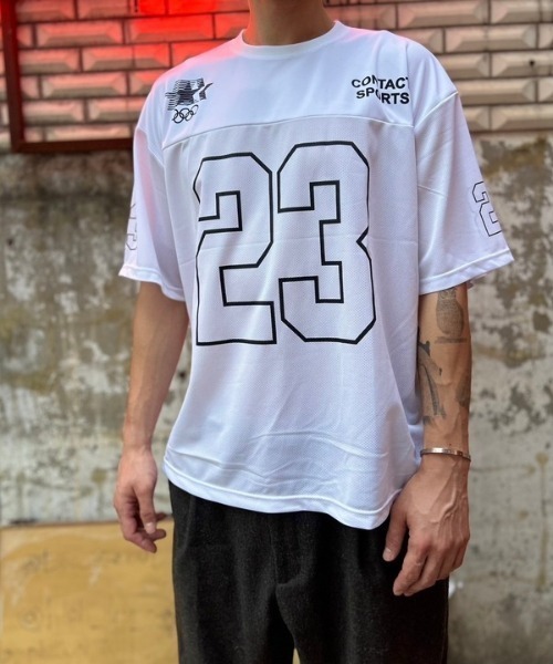 ipugo/イプゴ ユニセックス 23ロゴ ゲームシャツ（Tシャツ