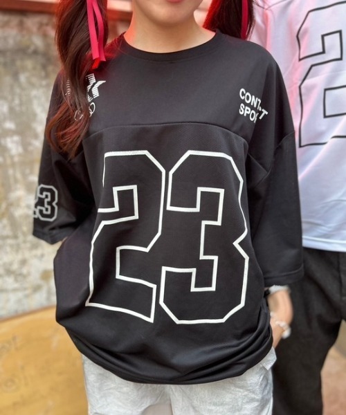tシャツ ipugo/イプゴ ユニセックス 23ロゴ ゲームシャツ レディース メンズ ipugo（イプゴ）の「ipugo/イプゴ ユニセックス 23ロゴ ゲーム