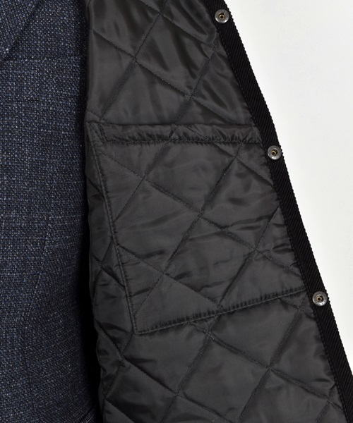 LAVENHAM（ラベンハム）の「LAVENHAM（ラベンハム）: 『DENHAM』 キルティング ジャケット■（カバーオール・メンズ・ブラック/ネイビー・38/34/40/42/36）」の14枚目の写真