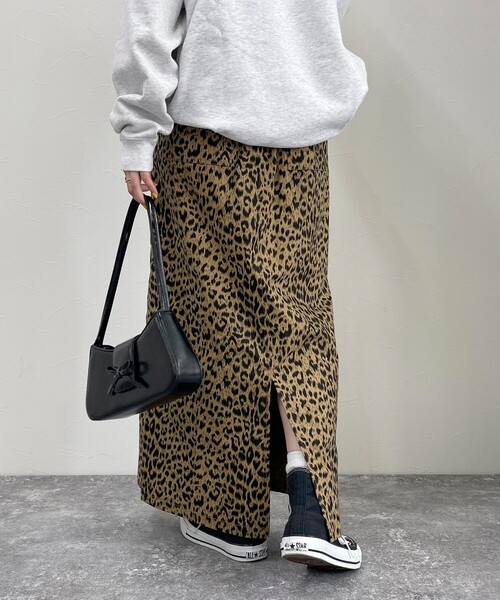 fredy emue(フレディエミュ)の「マルチファブリック タイトスカート(スカート・レディース・ベージュ系その他/アイボリー/ブラック・38/36)」の3枚目の写真