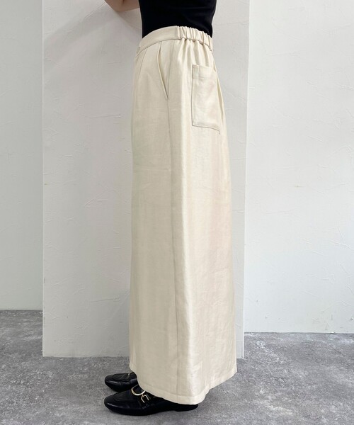 fredy emue(フレディエミュ)の「マルチファブリック タイトスカート(スカート・レディース・ベージュ系その他/アイボリー/ブラック・38/36)」の6枚目の写真