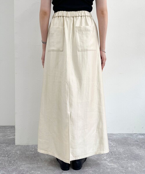 fredy emue(フレディエミュ)の「マルチファブリック タイトスカート(スカート・レディース・ベージュ系その他/アイボリー/ブラック・38/36)」の7枚目の写真